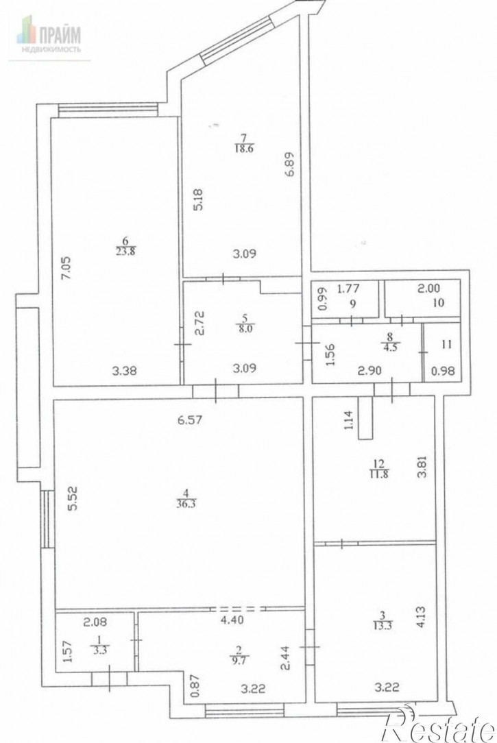 5-комн квартира ул. Притомская набережная,19