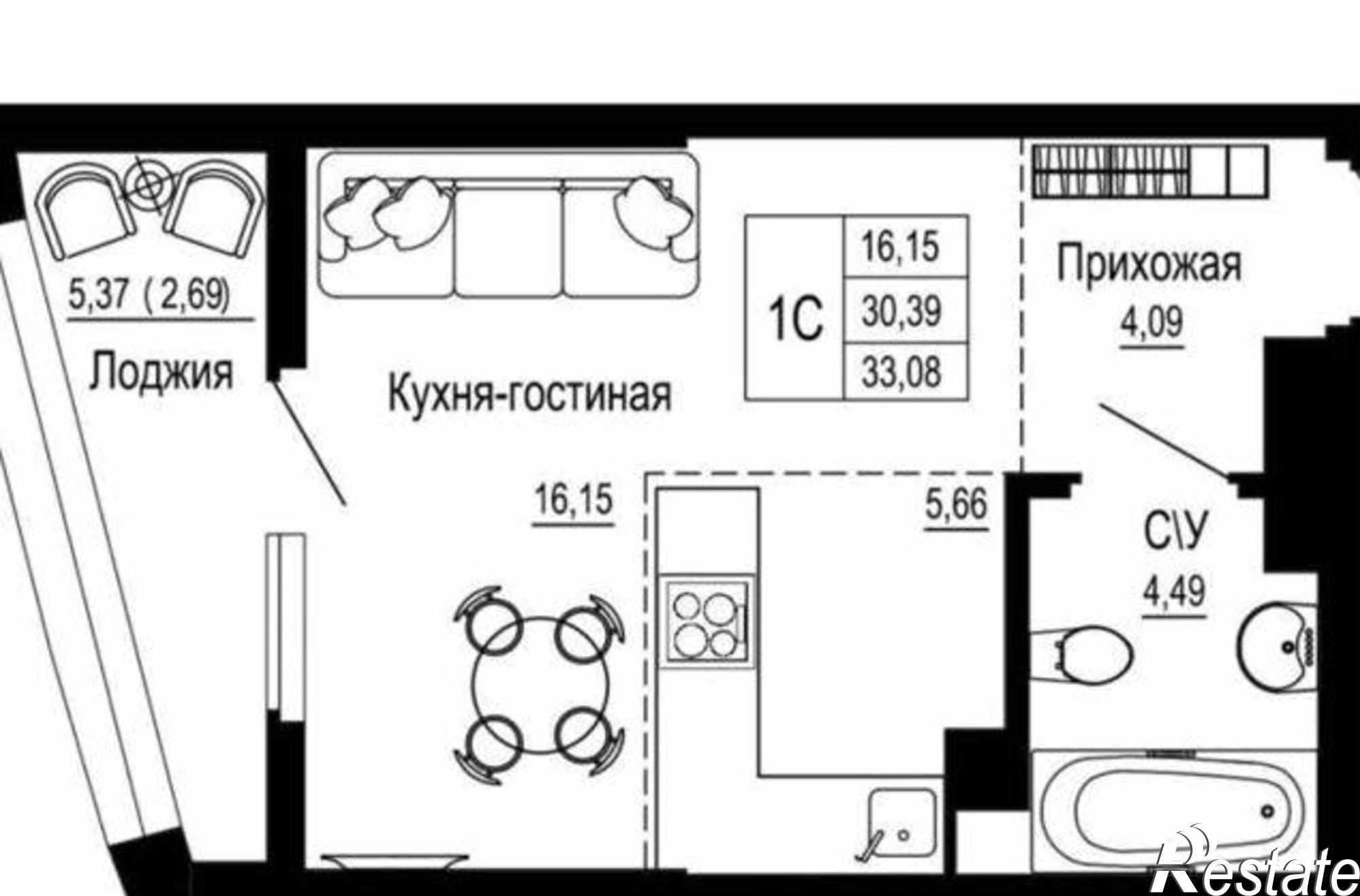 Купить квартиру за 3 250 000 рублей на Привокзальная улица, 4