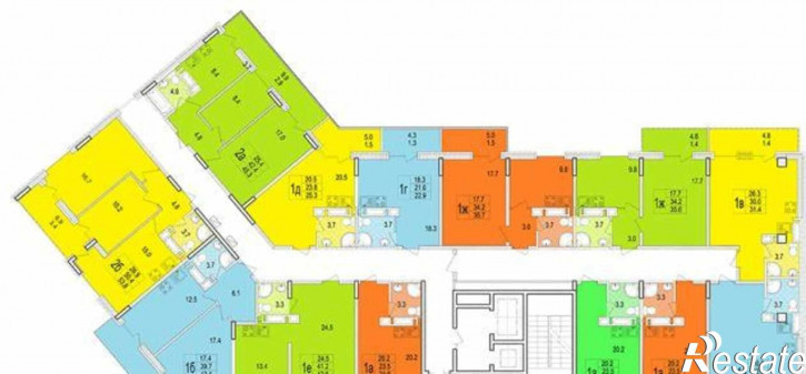 2-комн квартира в новом доме 2-й Атмосферный переулок, 4