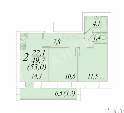 Продажа 2-комн квартиры Возрождения улица, 53