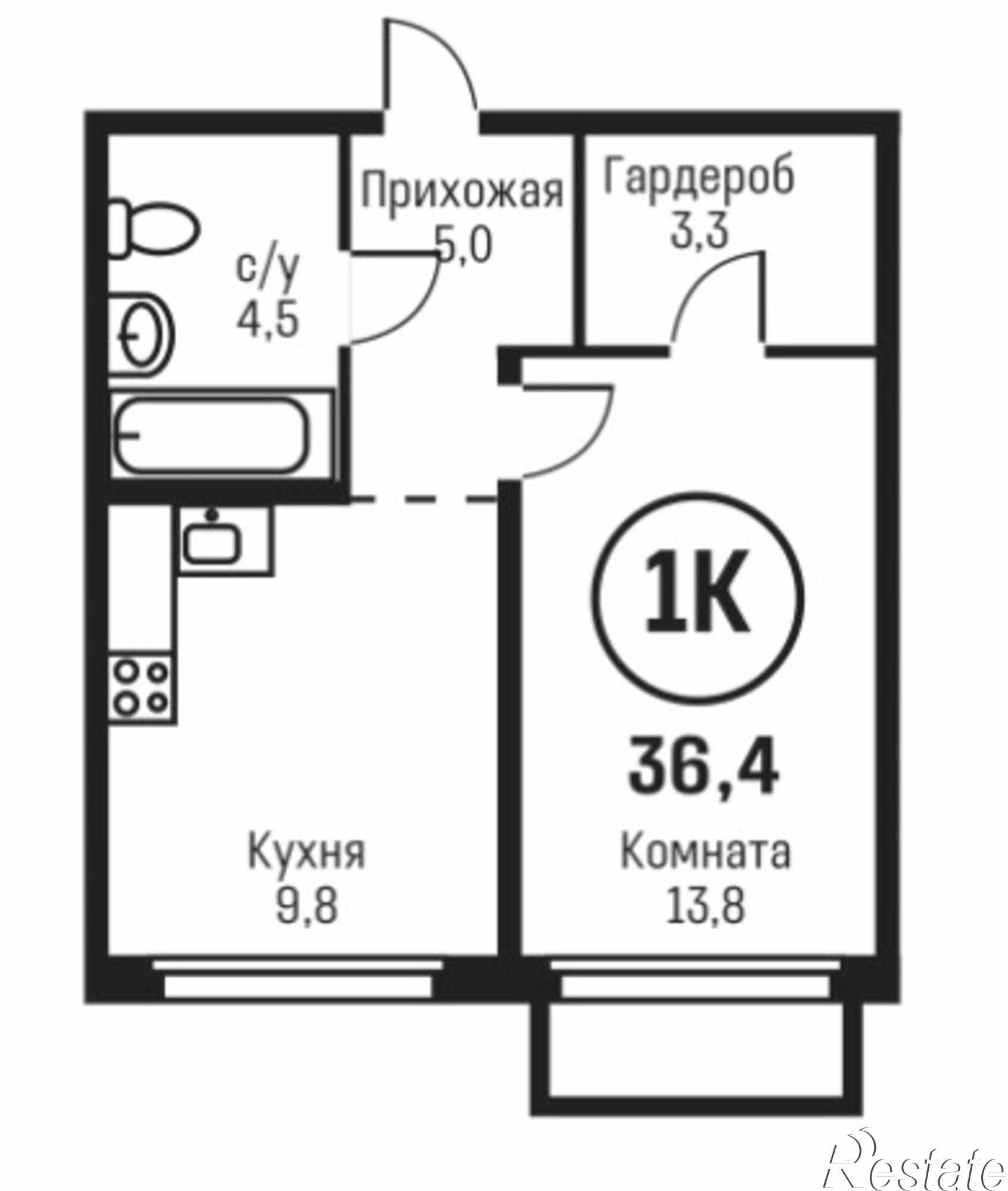 Купить квартиру за 3 712 000 рублей на ул. Сергея Семенова, 27