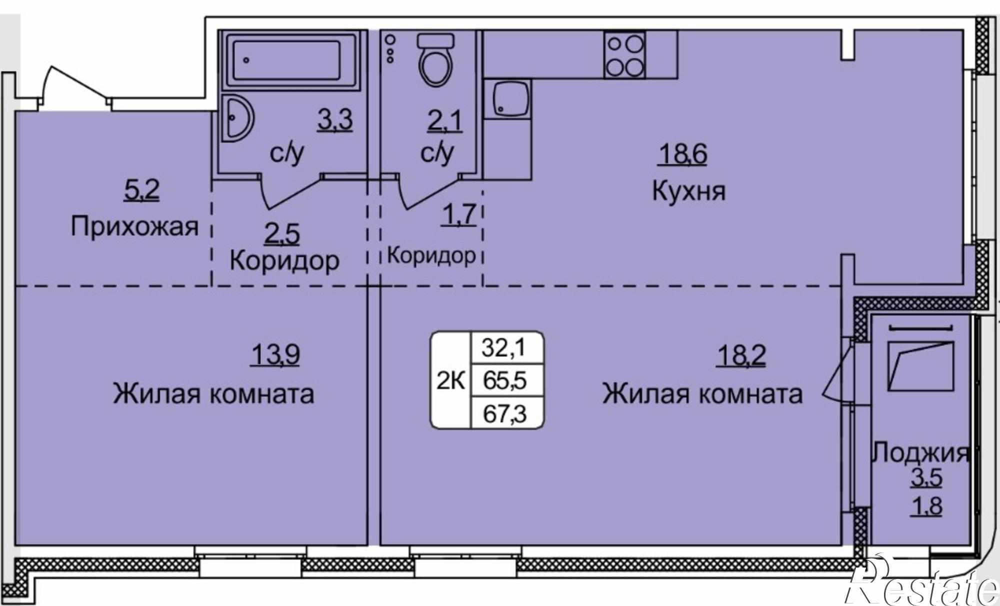 Купить квартиру за 5 750 000 рублей на ул. им В.Т.Христенко, 8