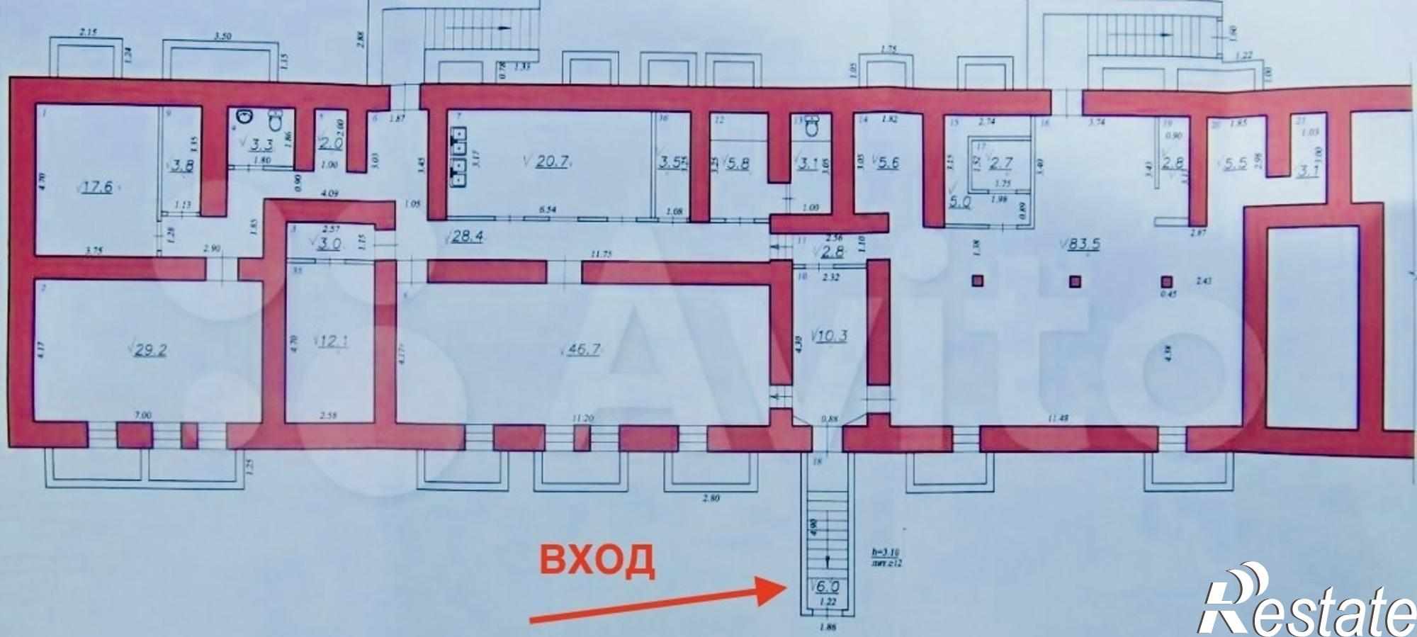 Купить офис, помещение под офис за 9 790 000 рублей на Максима Горького улица, 119