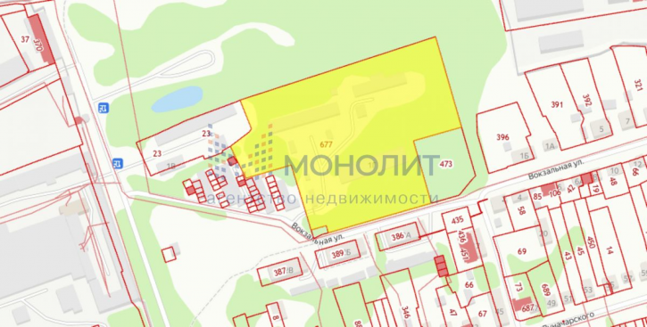 Земельный участок Вокзальная ул, 1Г