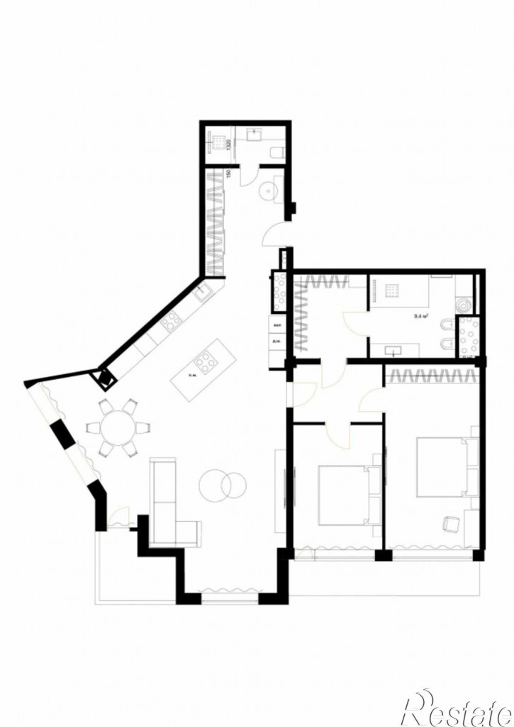 3-комн квартира в новом доме Игнатенко ул., 9