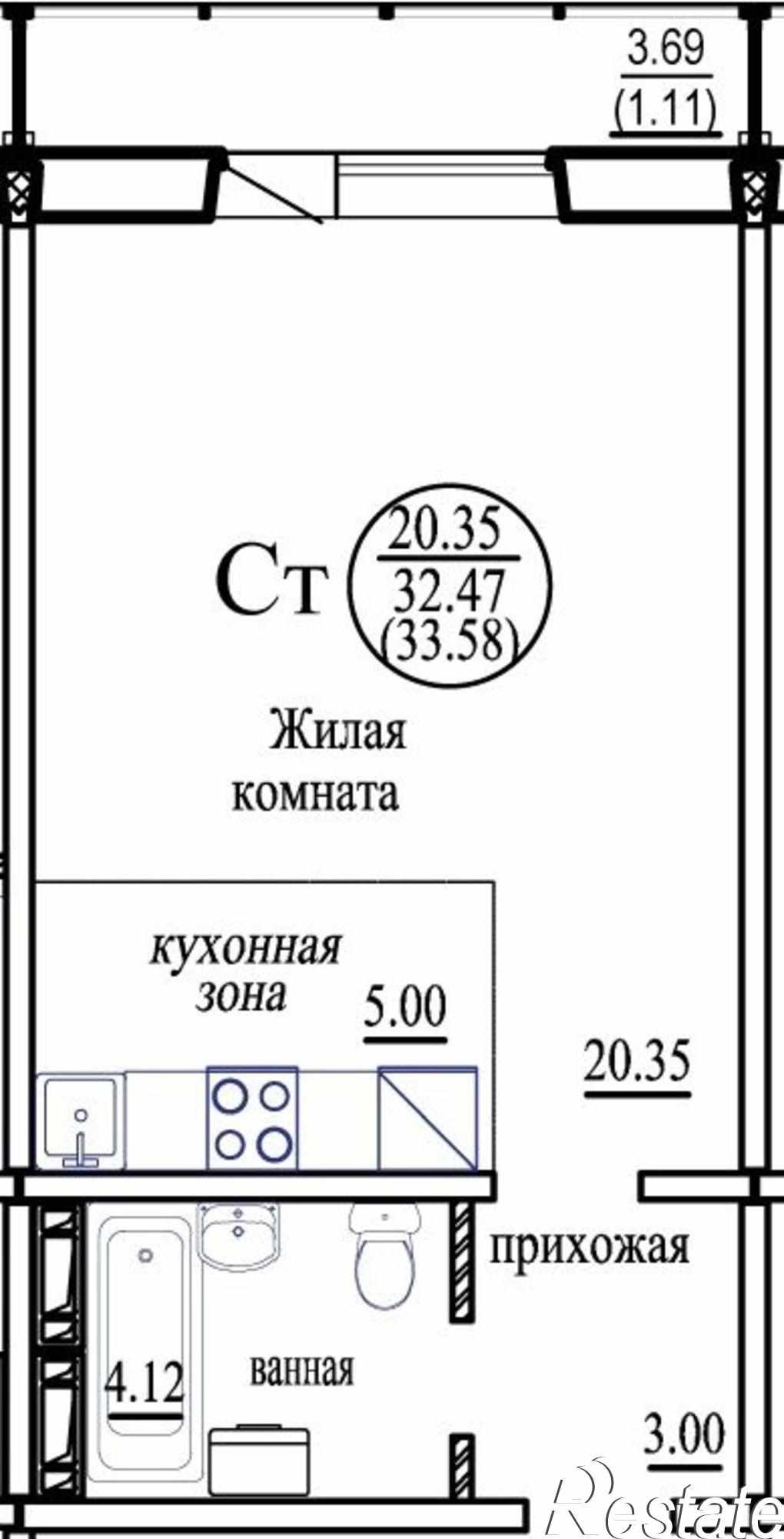 Купить квартиру за 2 150 000 рублей на ул. Высоцкого,143