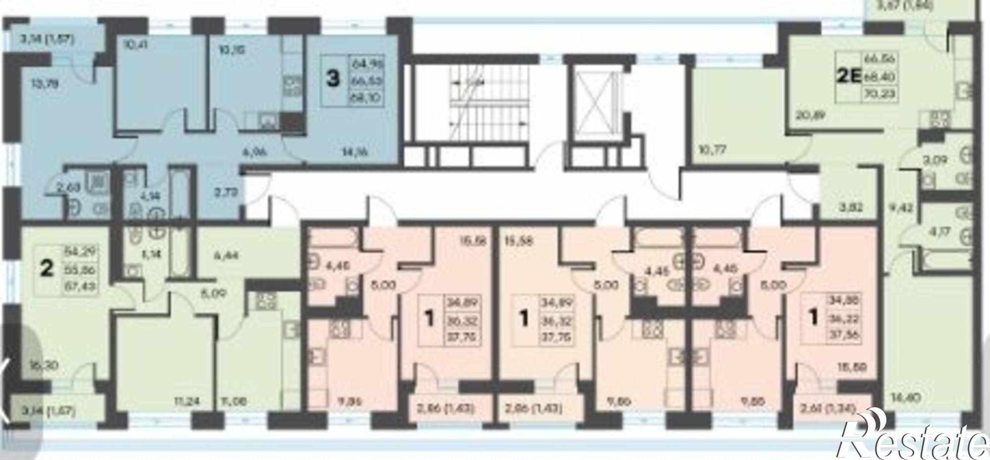 Купить квартиру за 7 227 000 рублей на Красина ул, 64