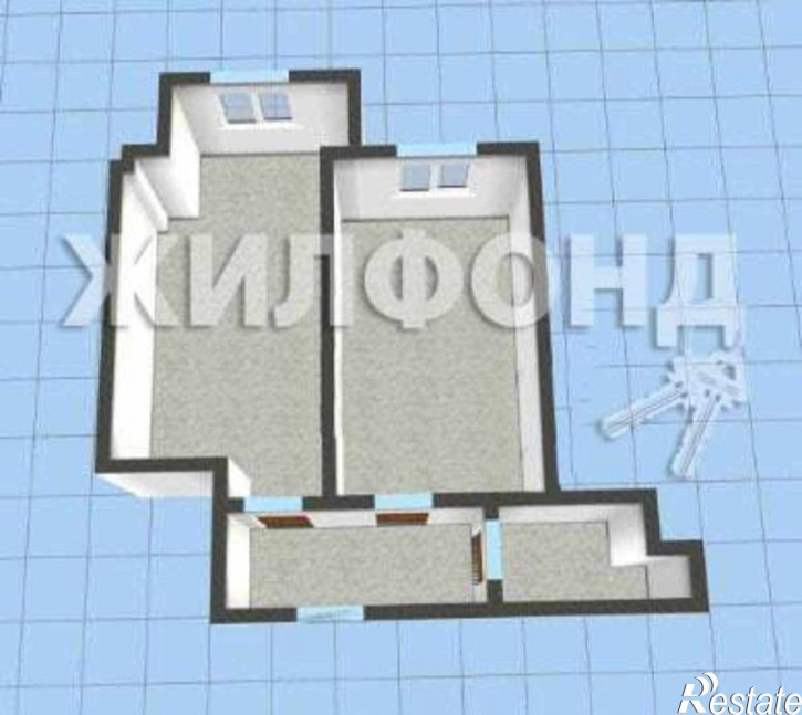 1-комн квартира Крымская улица, д.19к11