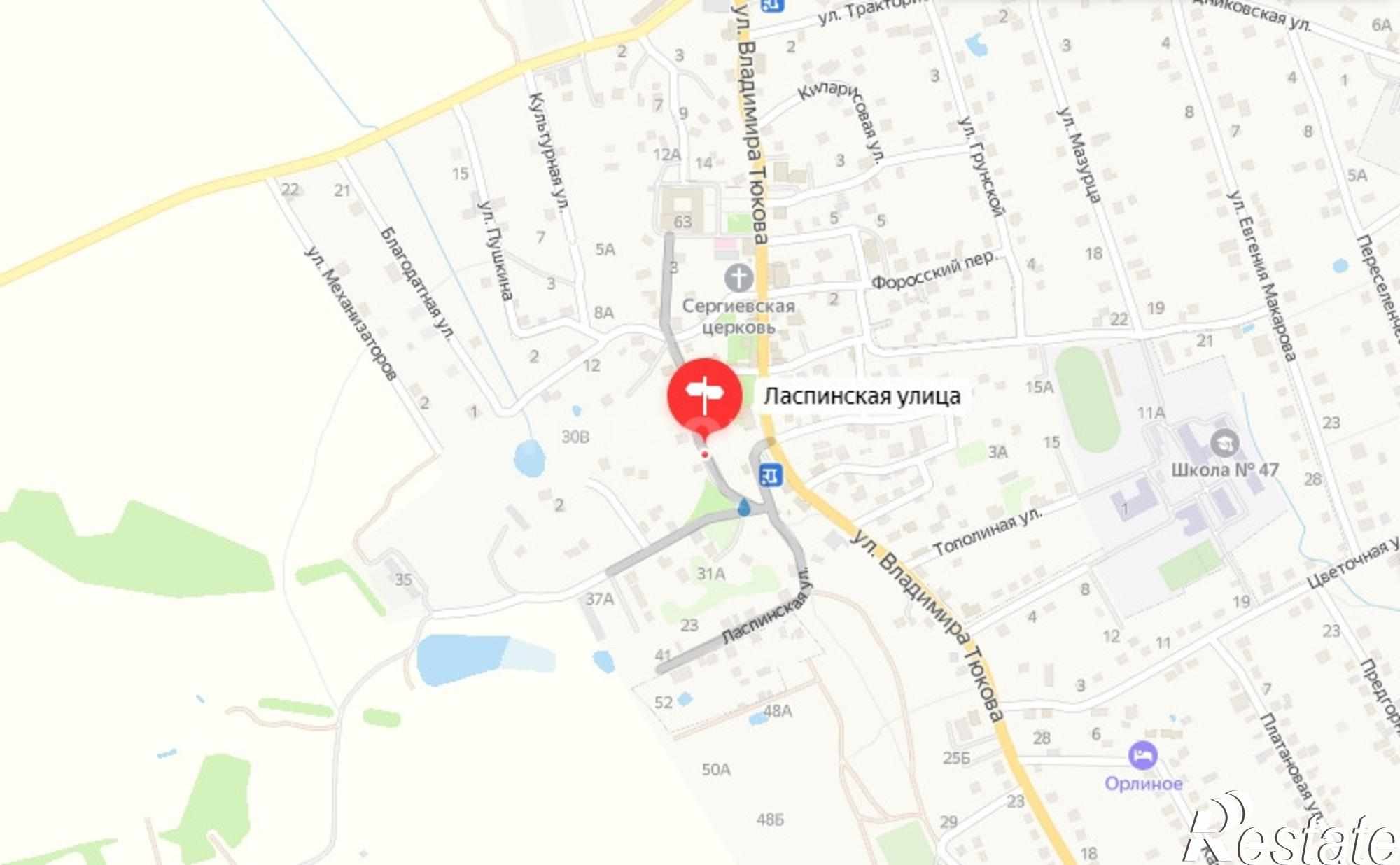 Купить землю, земельный участок за 6 200 000 рублей на улица Ласпинская