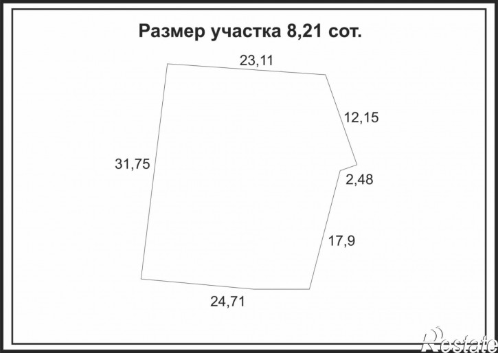 Земельный участок Склонная улица, д.25