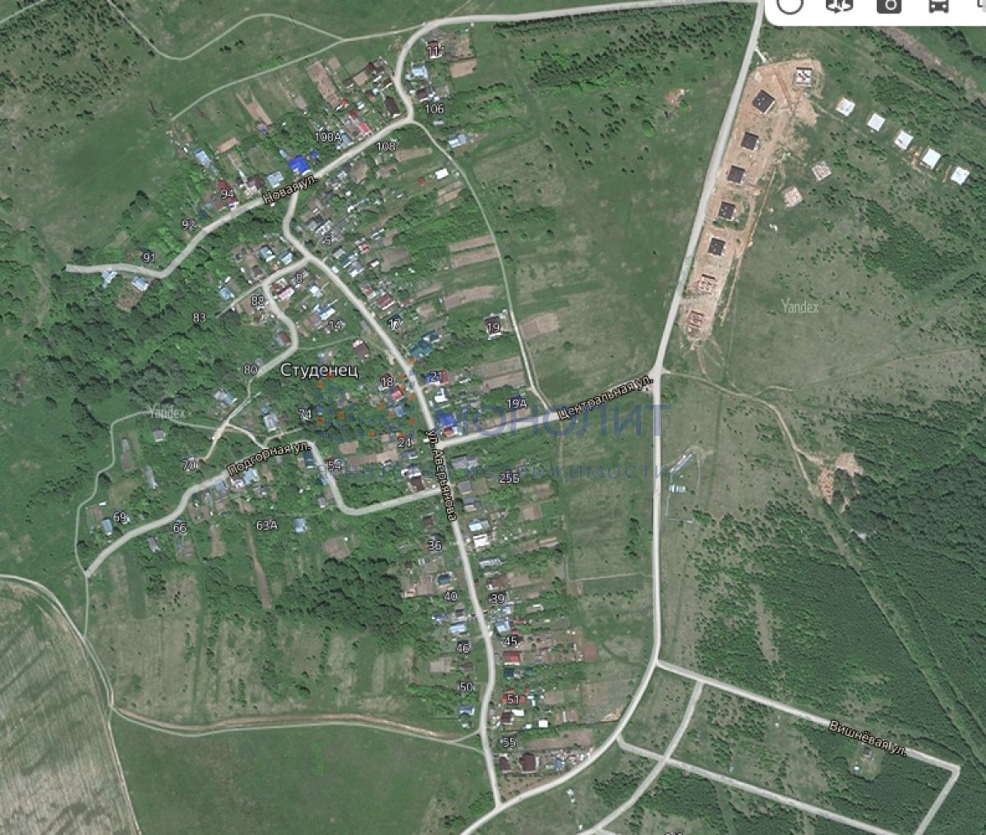 Купить землю, земельный участок за 450 000 рублей на Новая ул, 106