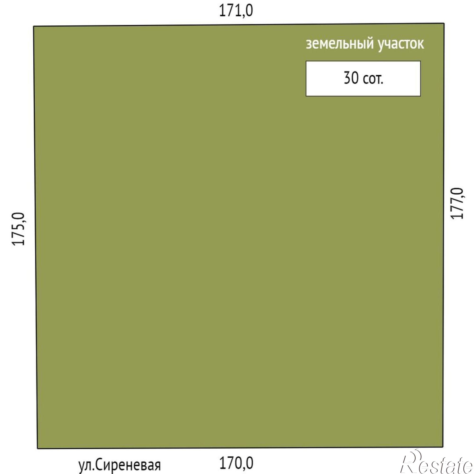 Купить землю, земельный участок за 2 250 000 рублей на Сиреневая 82