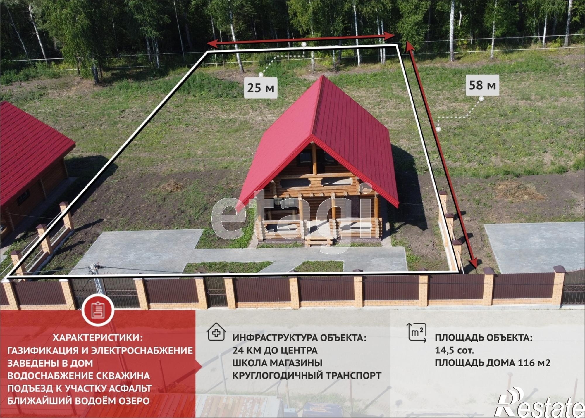 Купить дачу, дом, коттедж за 7 200 000 рублей на Новая,