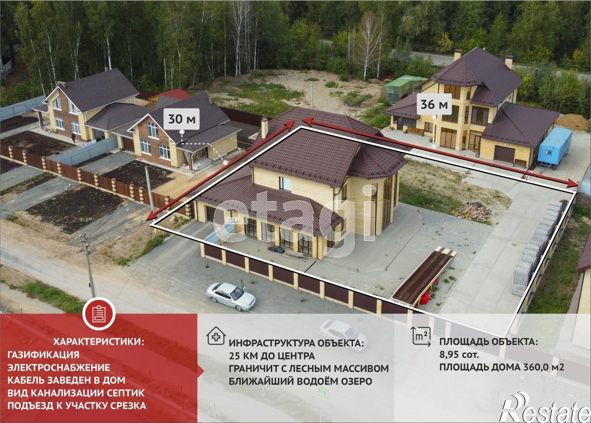 Купить дачу, дом, коттедж за 36 000 000 рублей на Береговая, 65А