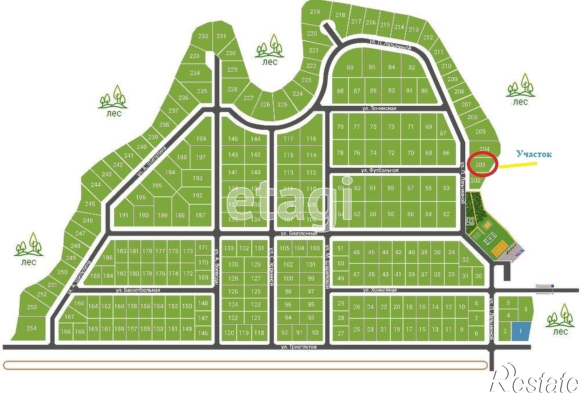 Купить землю, земельный участок за 1 830 000 рублей на Атлетик Village КП