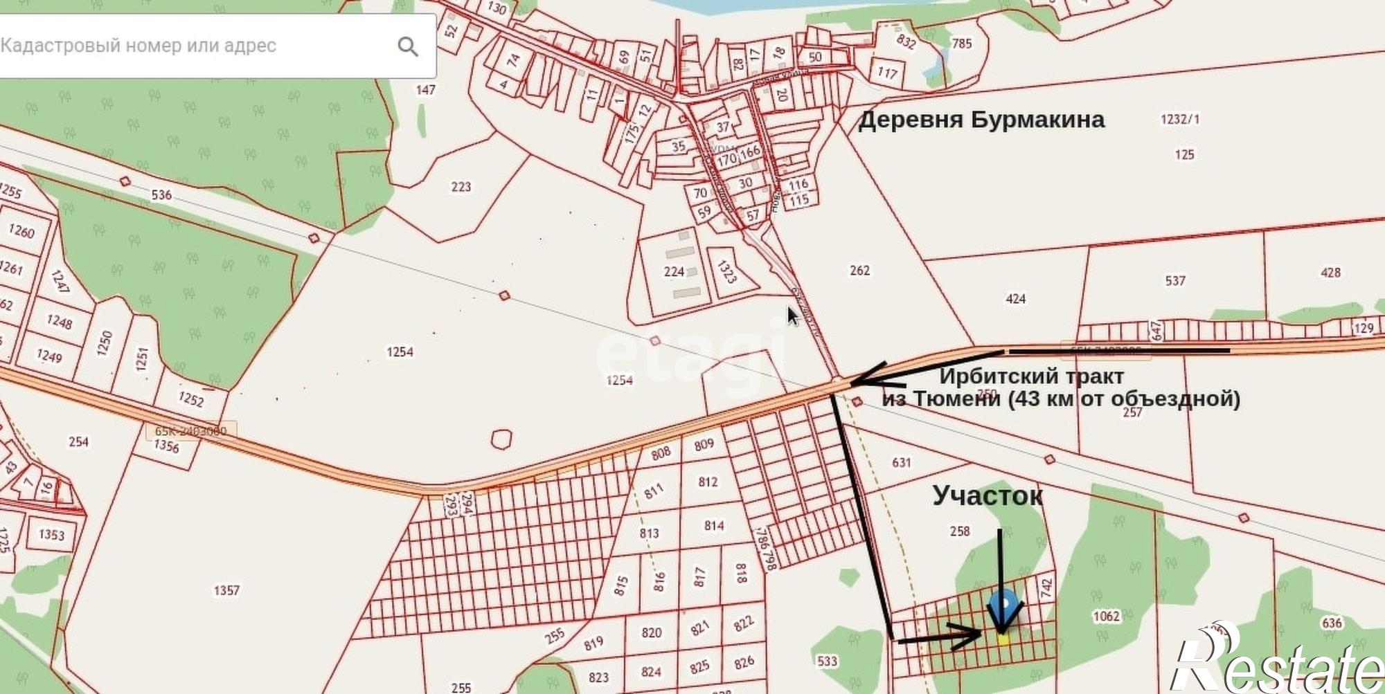 Купить землю, земельный участок за 100 000 рублей на Бурмакина