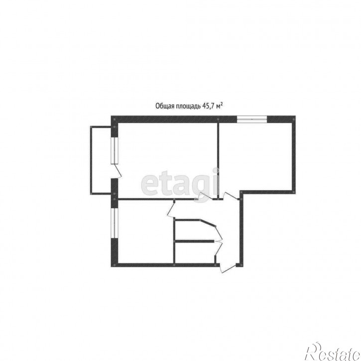 2-комн квартира Метелевская, 9