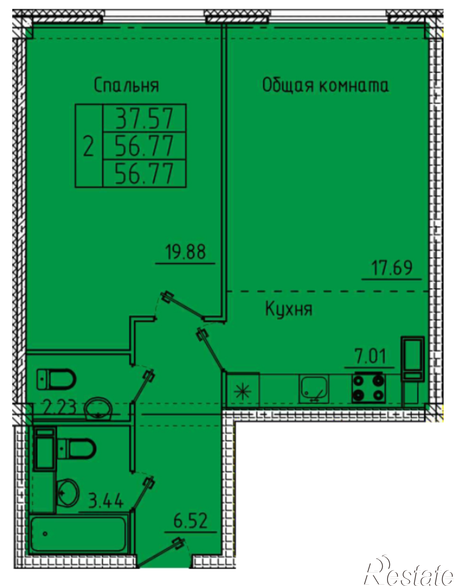 Купить квартиру за 5 620 230 рублей на Россия, Пенза, улица 65-летия Победы, 31