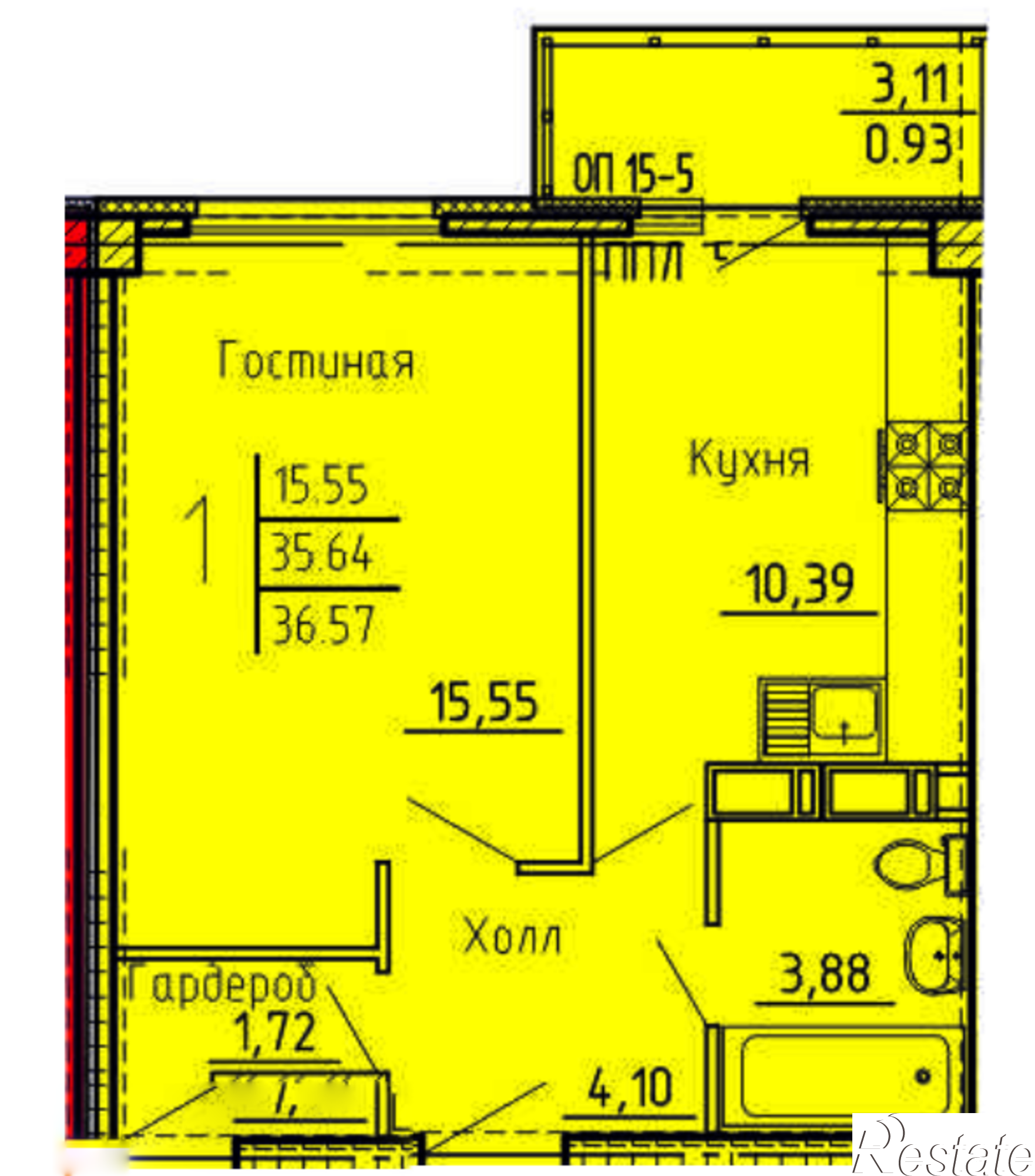 Купить квартиру за 3 277 120 рублей на улица Генерала Глазунова, 6