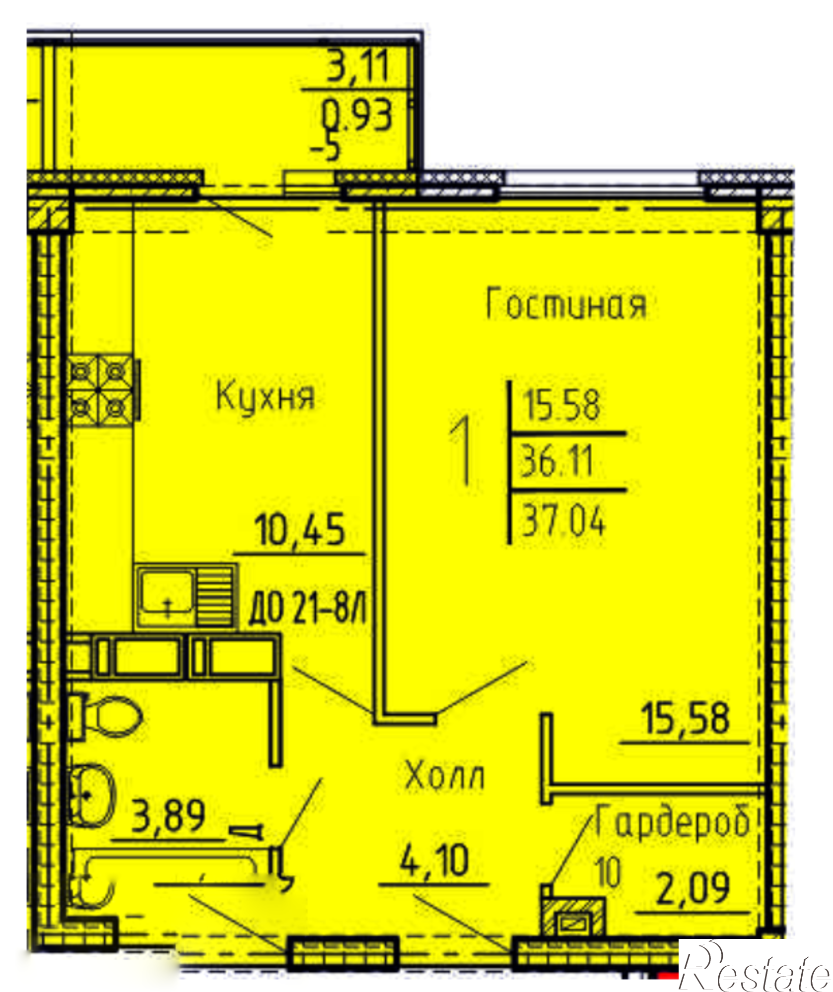 Купить квартиру за 3 259 520 рублей на улица Генерала Глазунова, 6