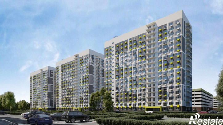 1-комн квартира в новом доме улица Генерала Глазунова, 6