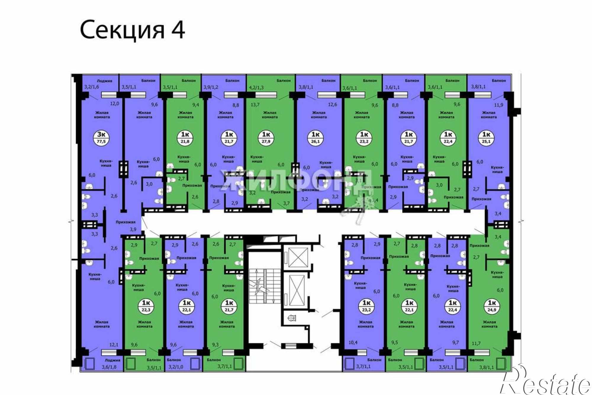 Купить квартиру за 2 189 000 рублей на Машиностроителей проспект, д.21