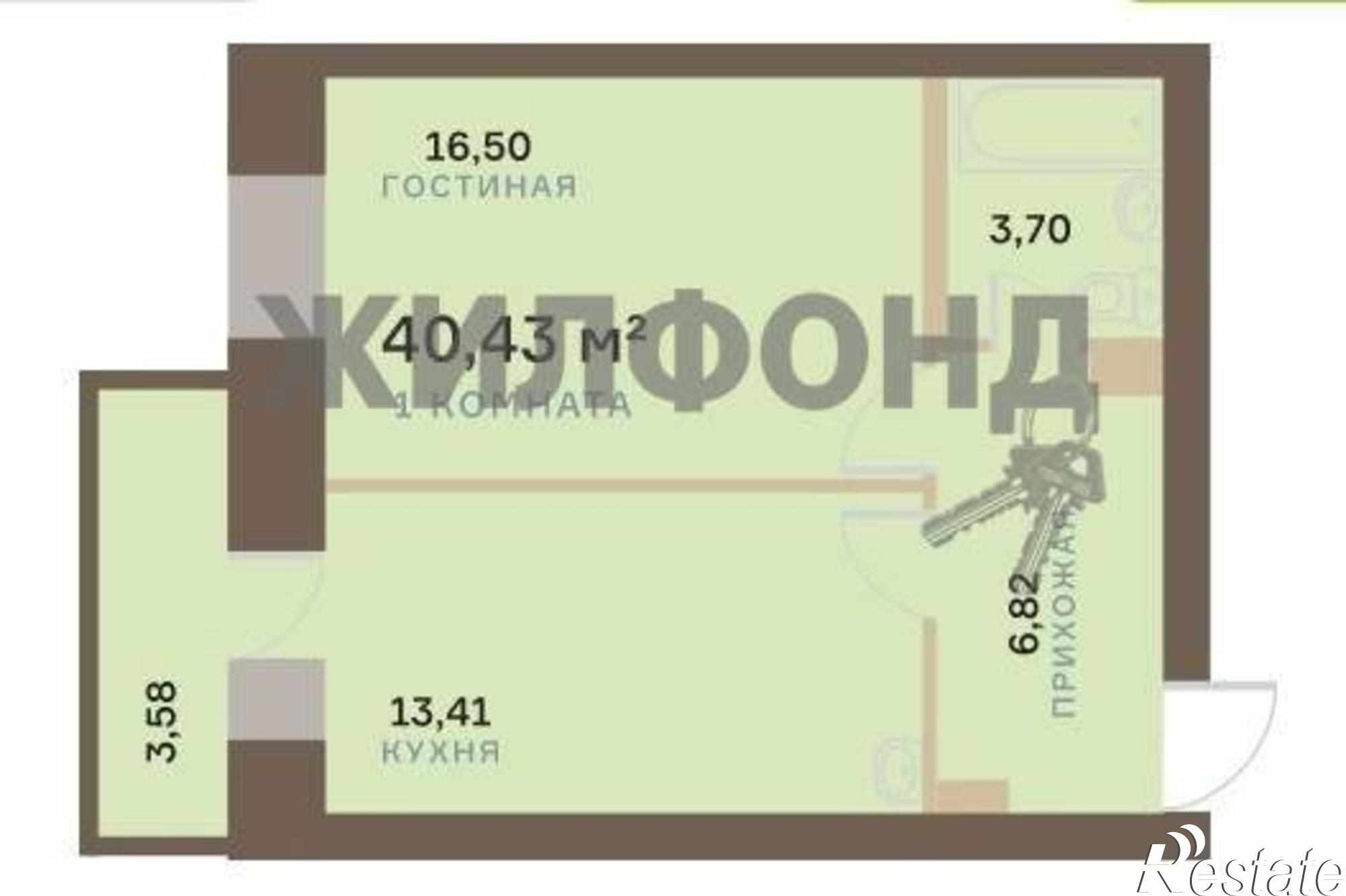 Купить квартиру за 5 400 000 рублей на Академгородок улица, д.6