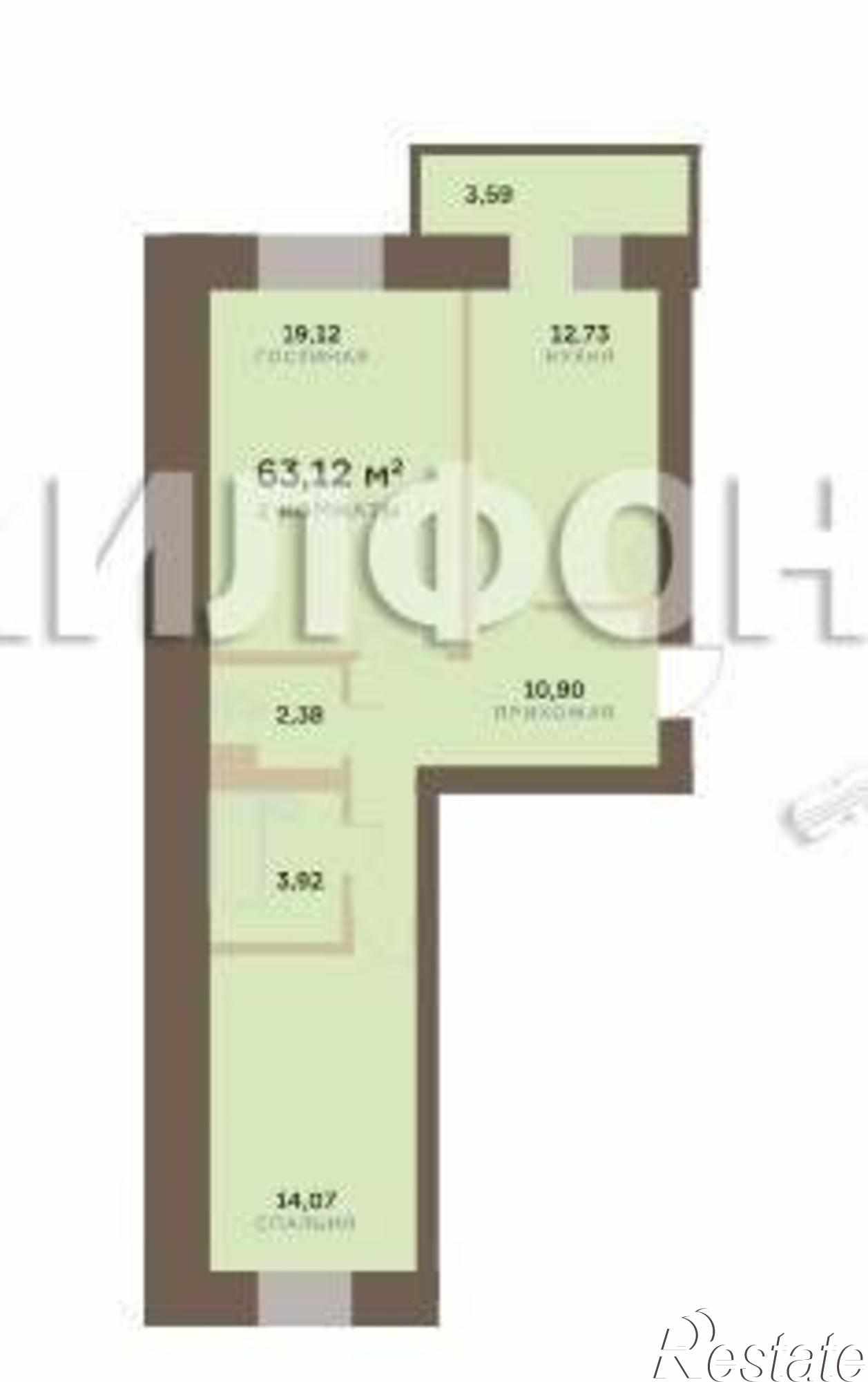 Купить квартиру за 7 000 000 рублей на Академгородок улица, д.6