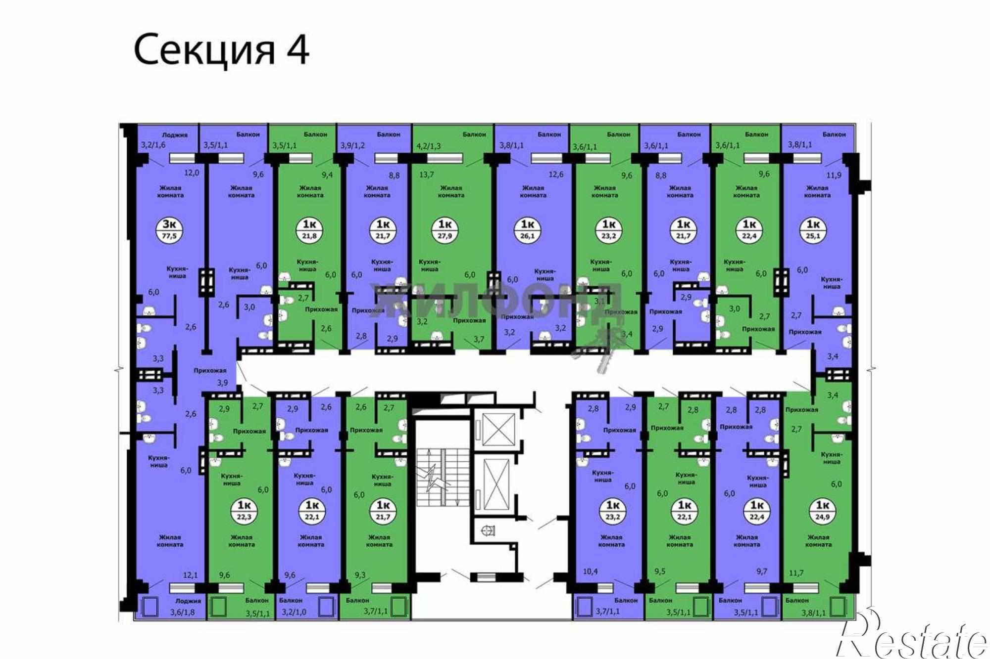 Купить студию за 1 935 000 рублей на Машиностроителей проспект, д.21
