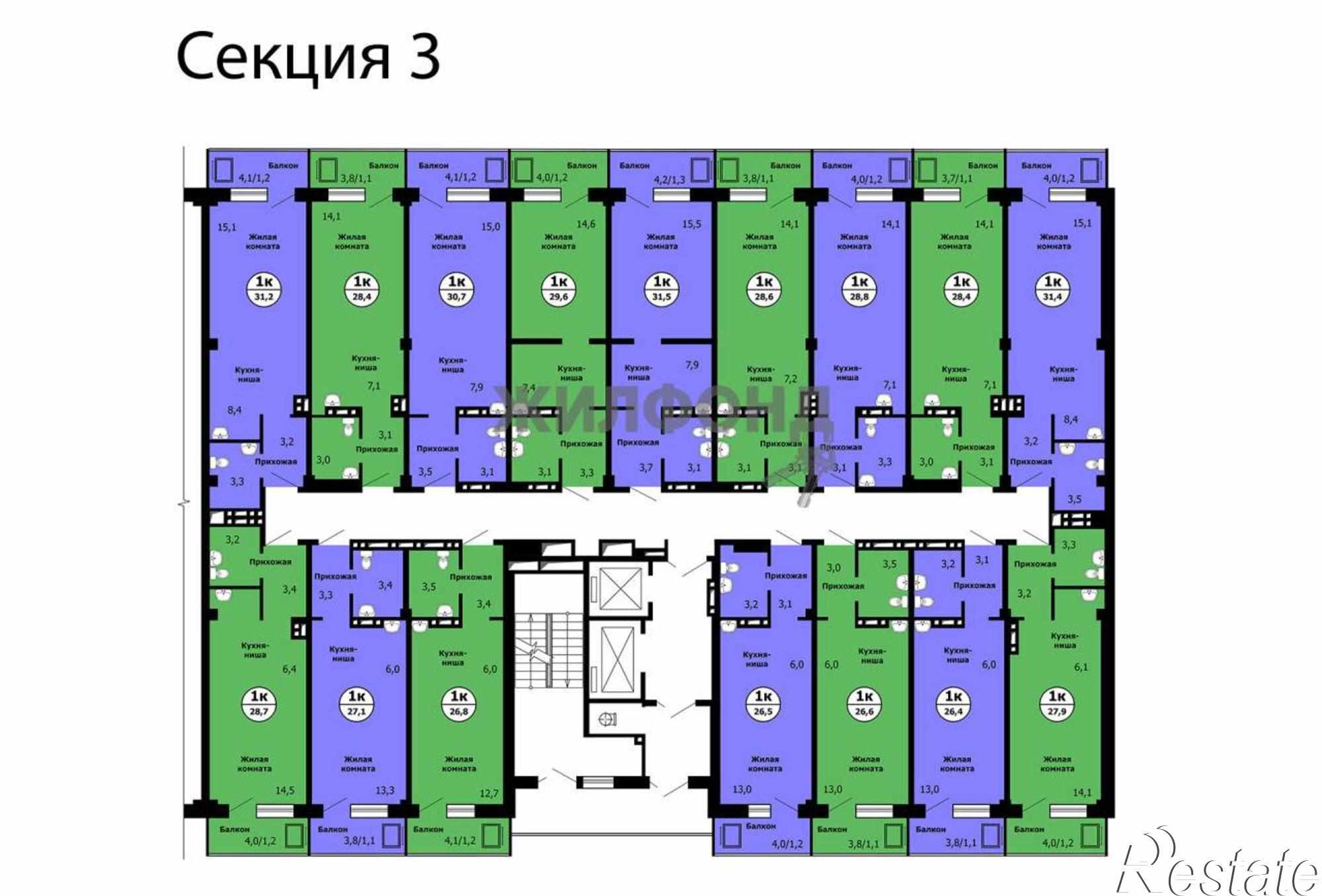 Купить студию за 2 101 000 рублей на Машиностроителей проспект, д.21