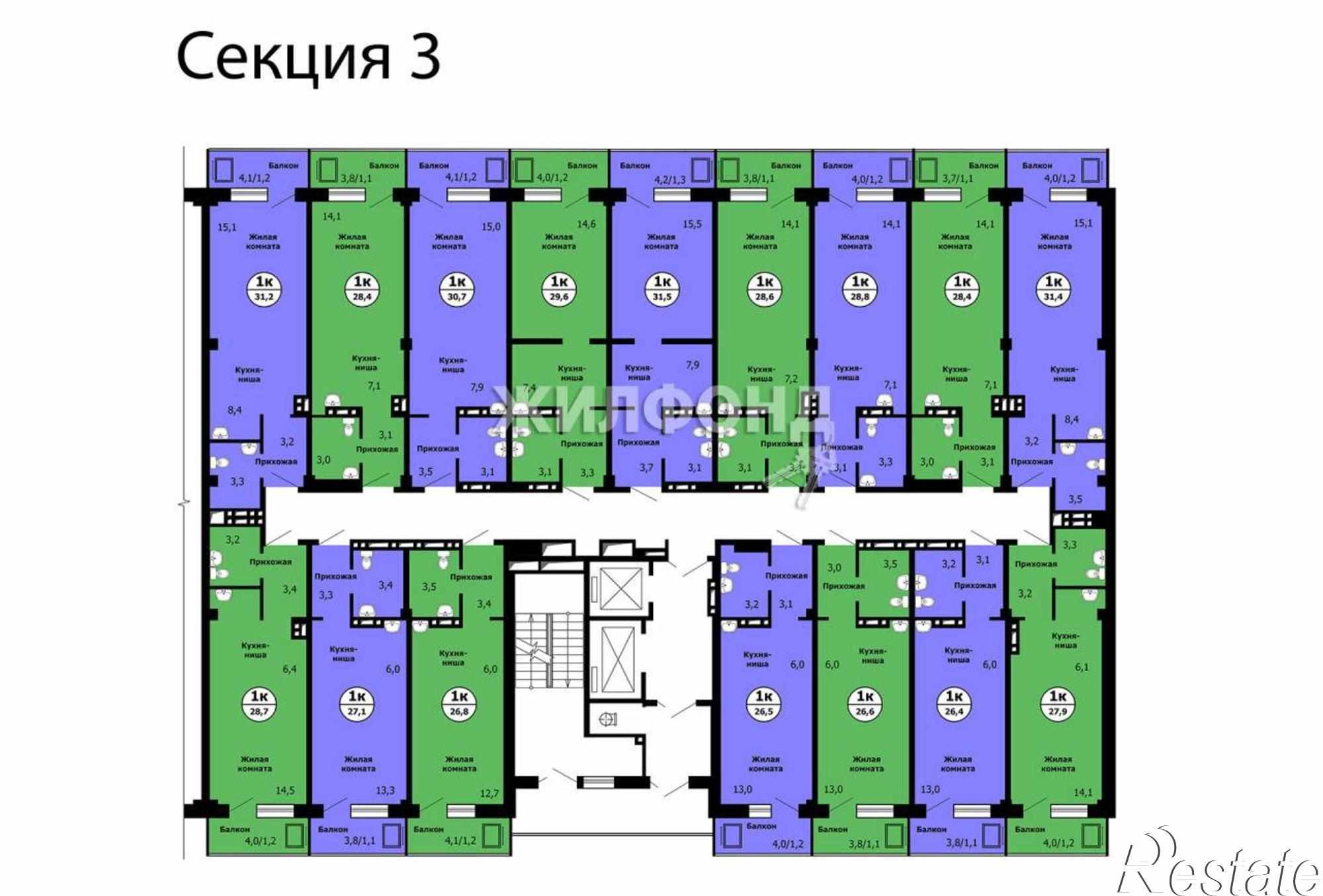 Купить студию за 2 104 000 рублей на Машиностроителей проспект, д.21
