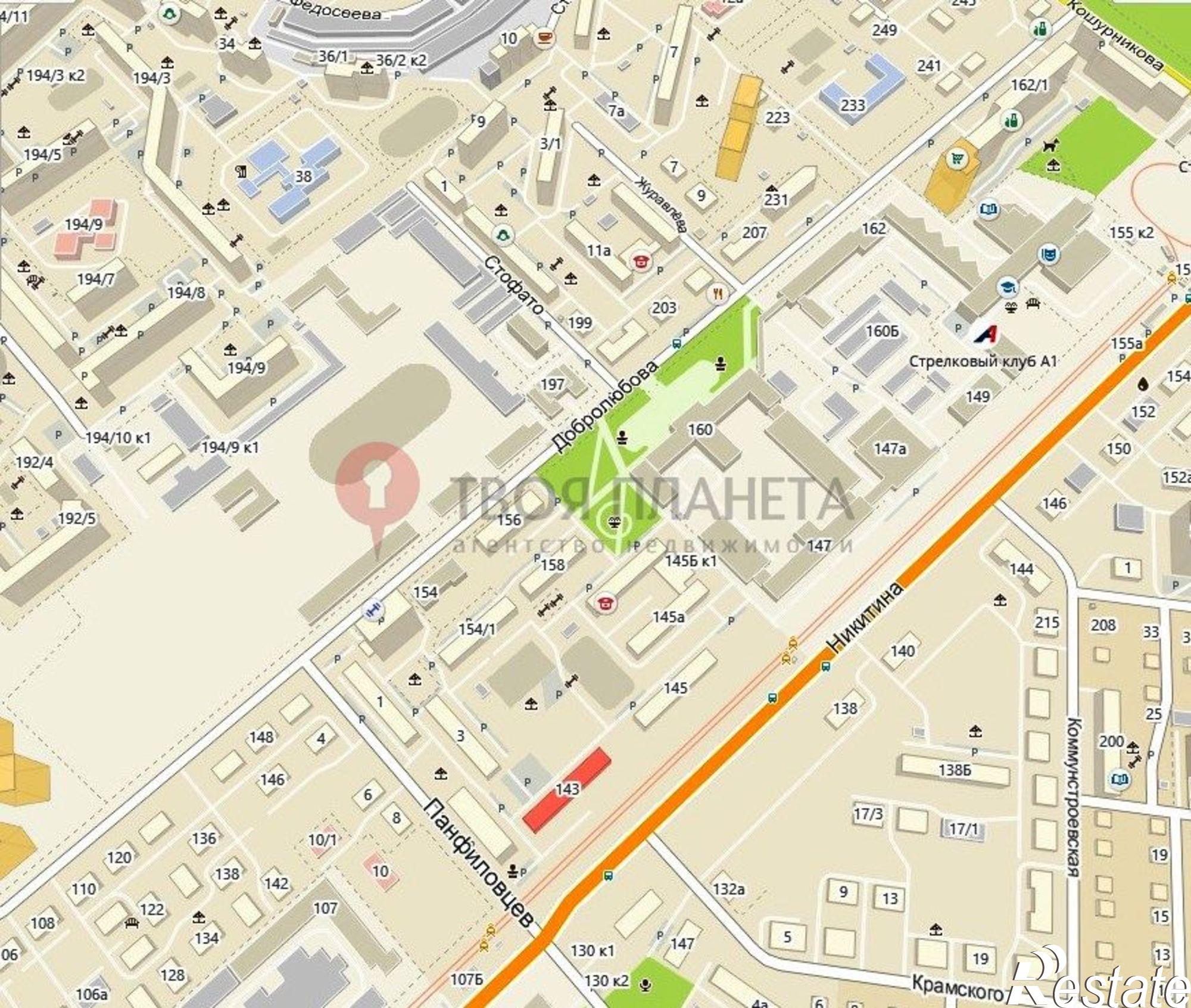 Купить комнату за 1 850 000 рублей на ул. Никитина,143