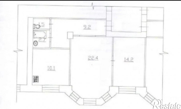 2-комн квартира Волжский проспект, 37