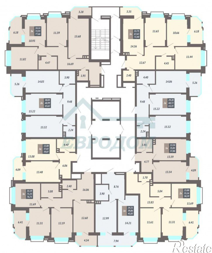 1-комн квартира мкр. Закаменский,23