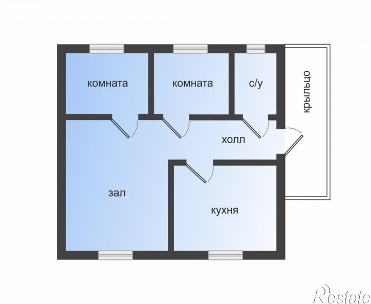 Коттедж/дом Кириллово, центральная, 1