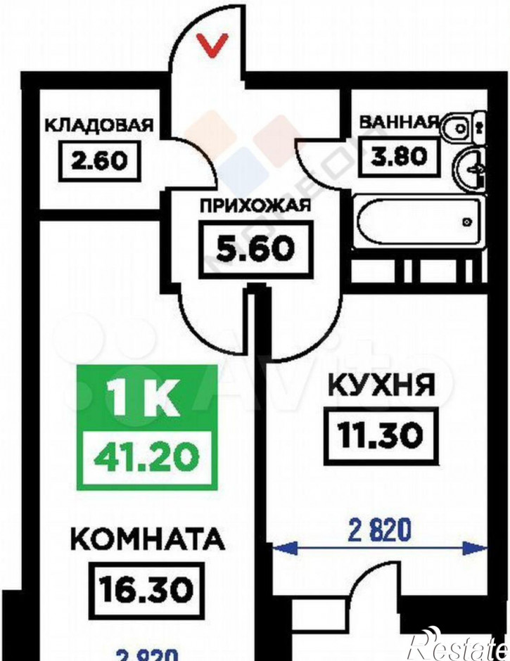 1-комн квартира Дубравная ул, 1
