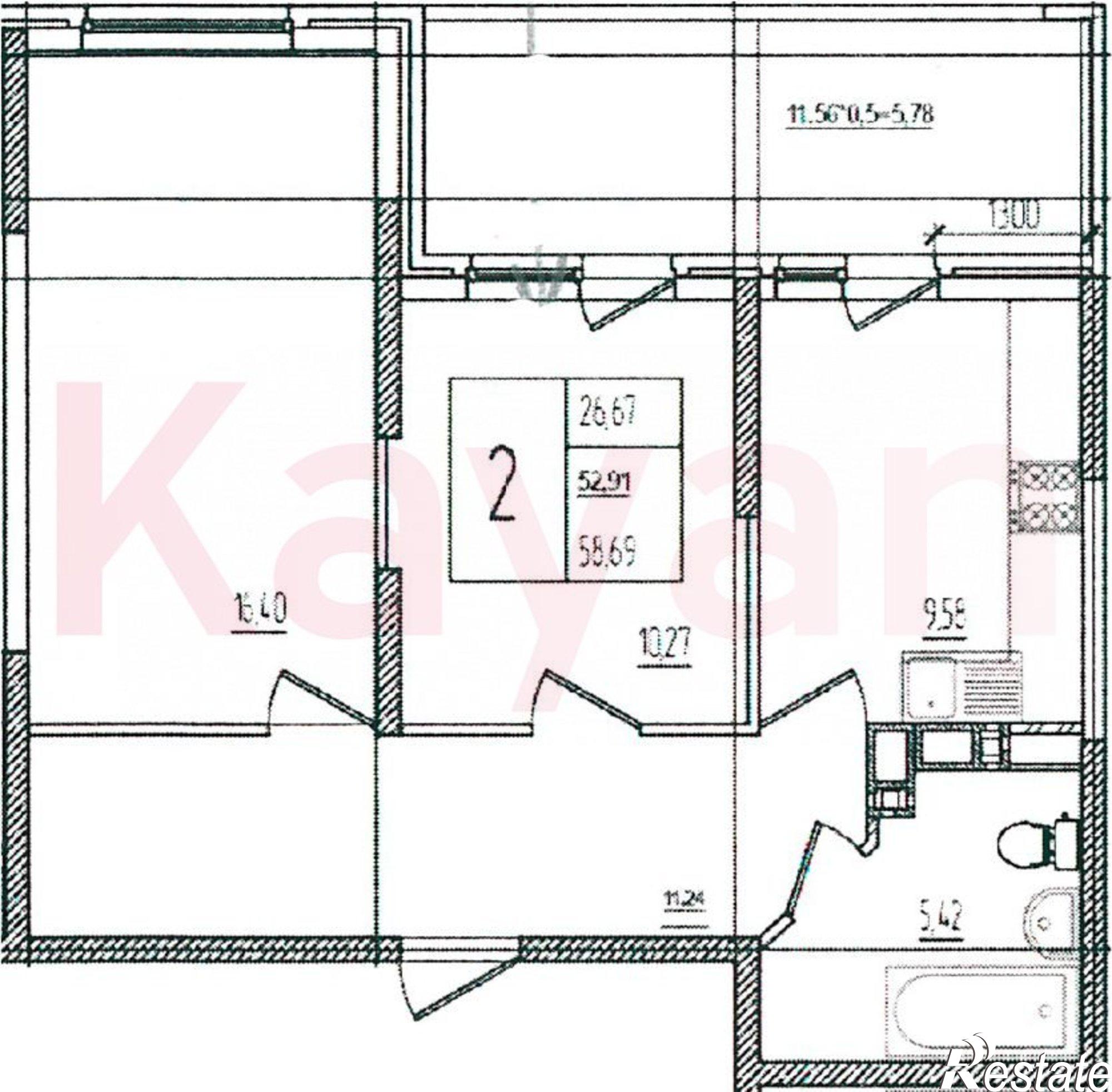 Купить квартиру за 7 157 150 рублей на ул им. Кирилла Россинского