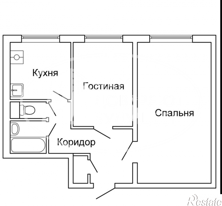 2-комн квартира проспект Ленина, 57