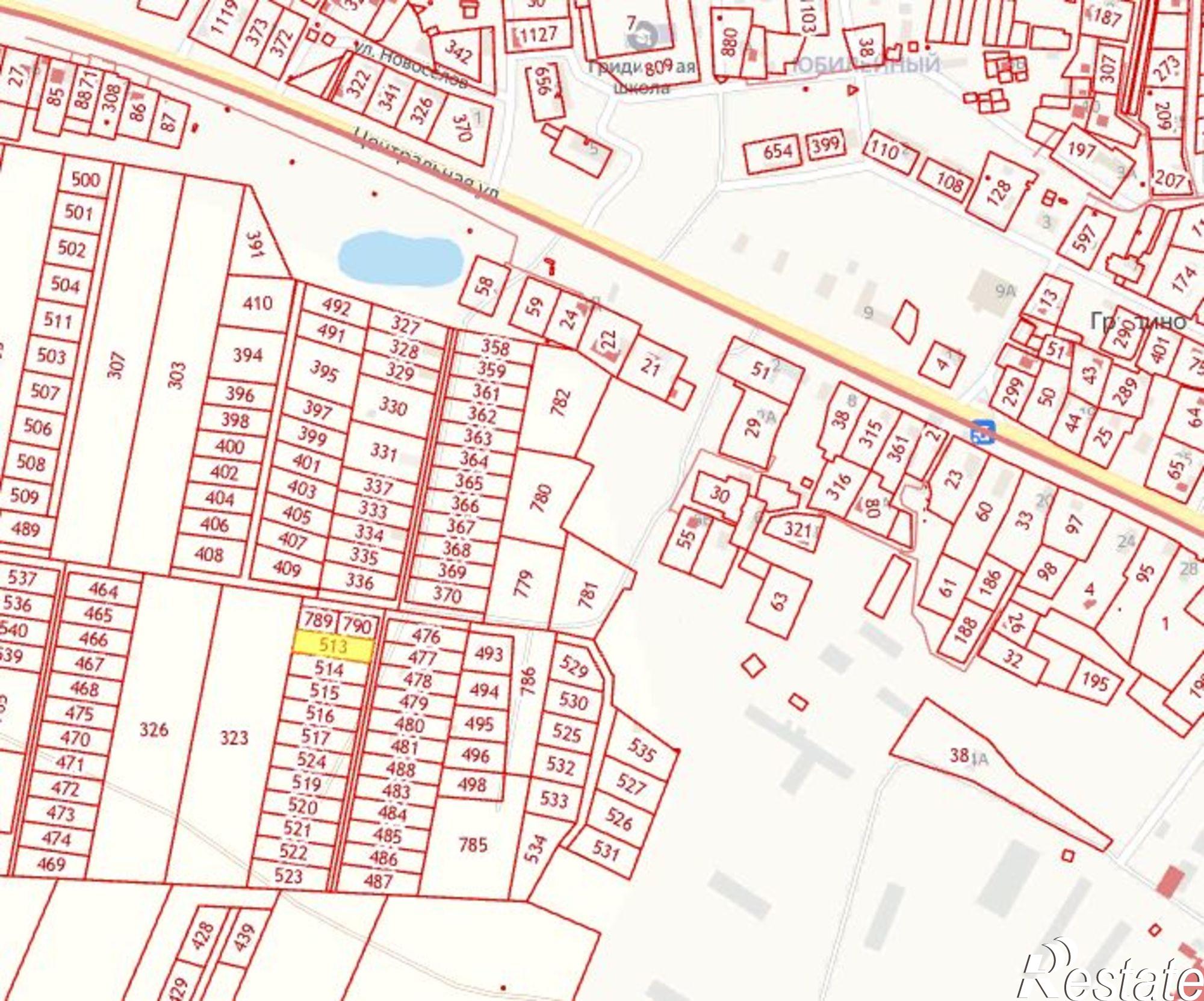Купить землю, земельный участок за 550 000 рублей на центральная