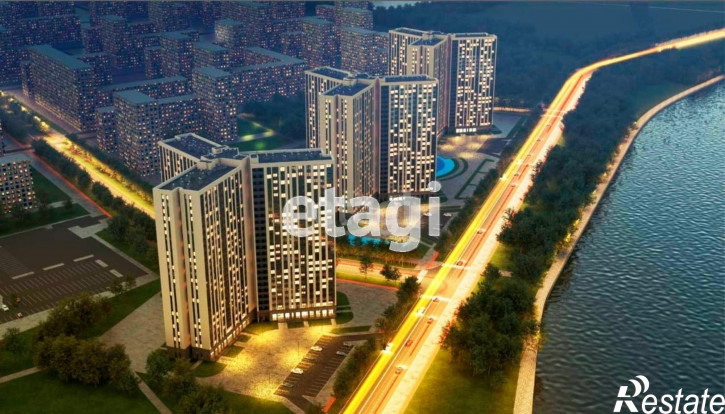 2-комн квартира в новом доме Краснооктябрьская, 6
