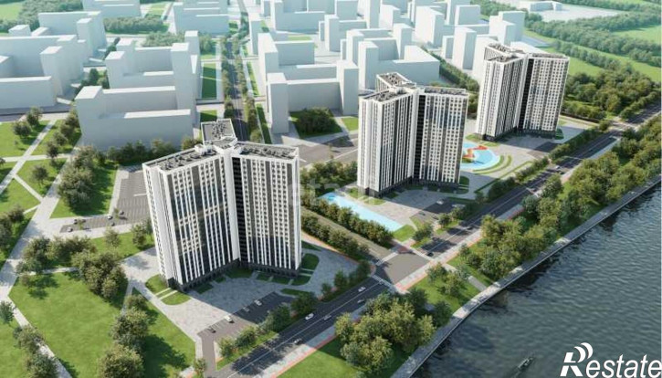 2-комн квартира в новом доме Краснооктябрьская, 6