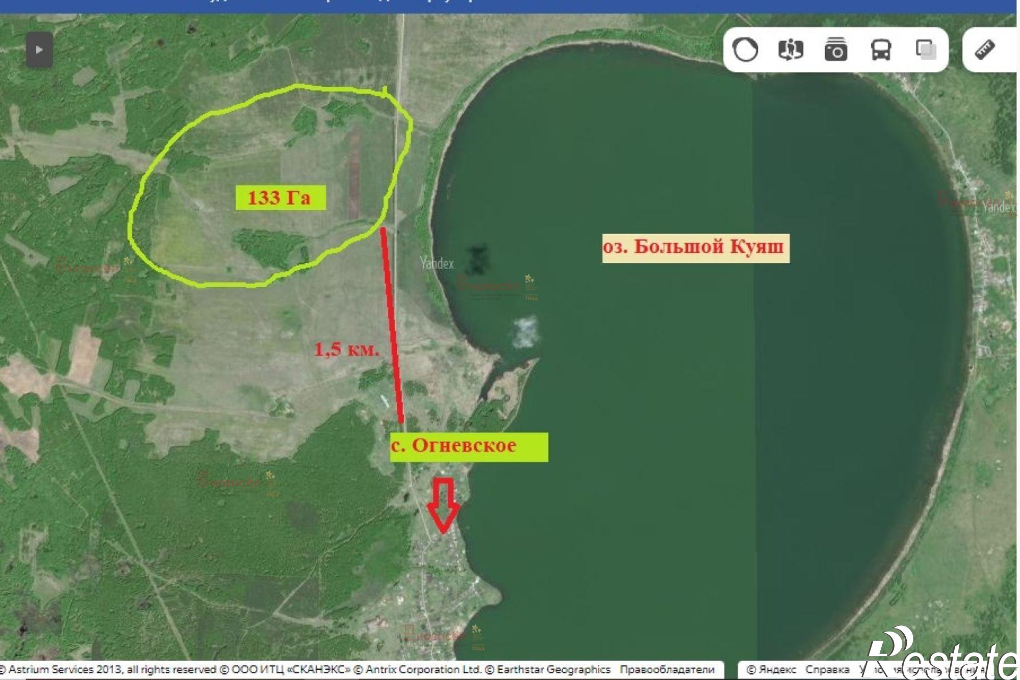 Купить землю, земельный участок за 7 900 000 рублей на село Огневское