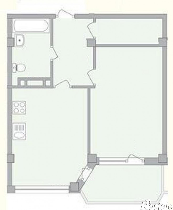 1-комн квартира Центральный район, 6