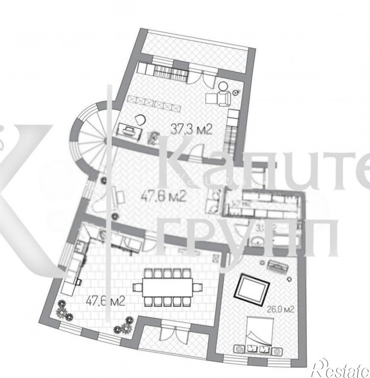 5-комн квартира улица Республики, 156к1