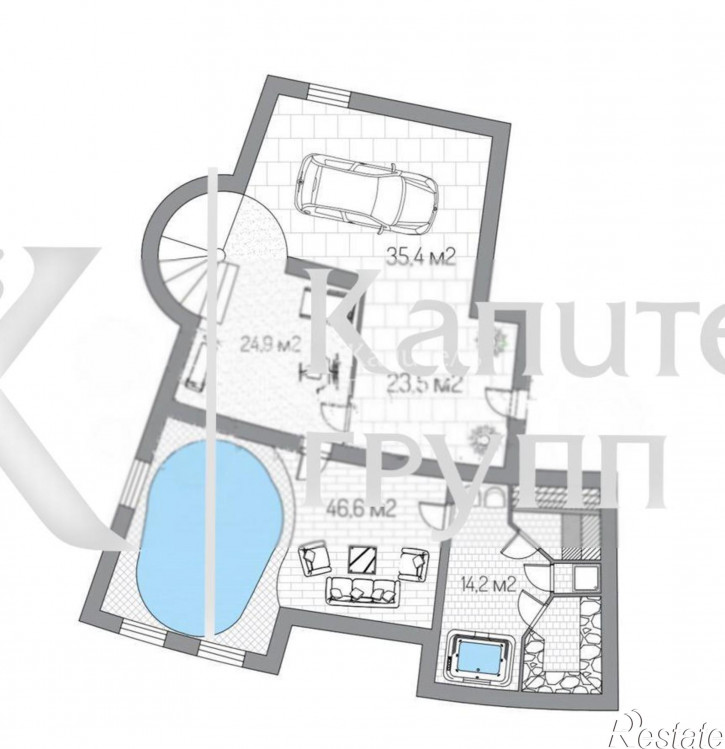 5-комн квартира улица Республики, 156к1
