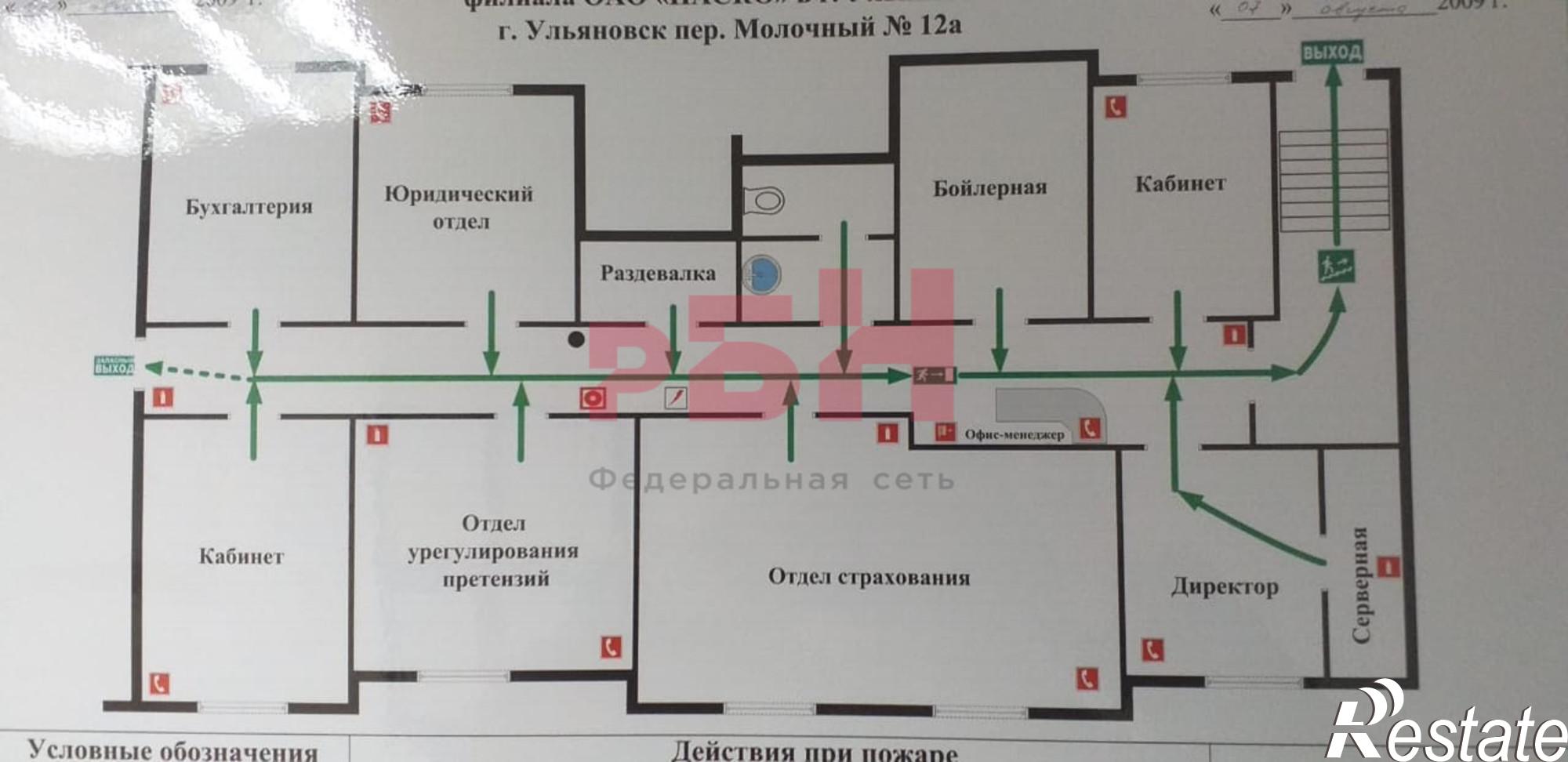 Купить офис, помещение под офис за 19 800 000 рублей на Молочный пер., 12