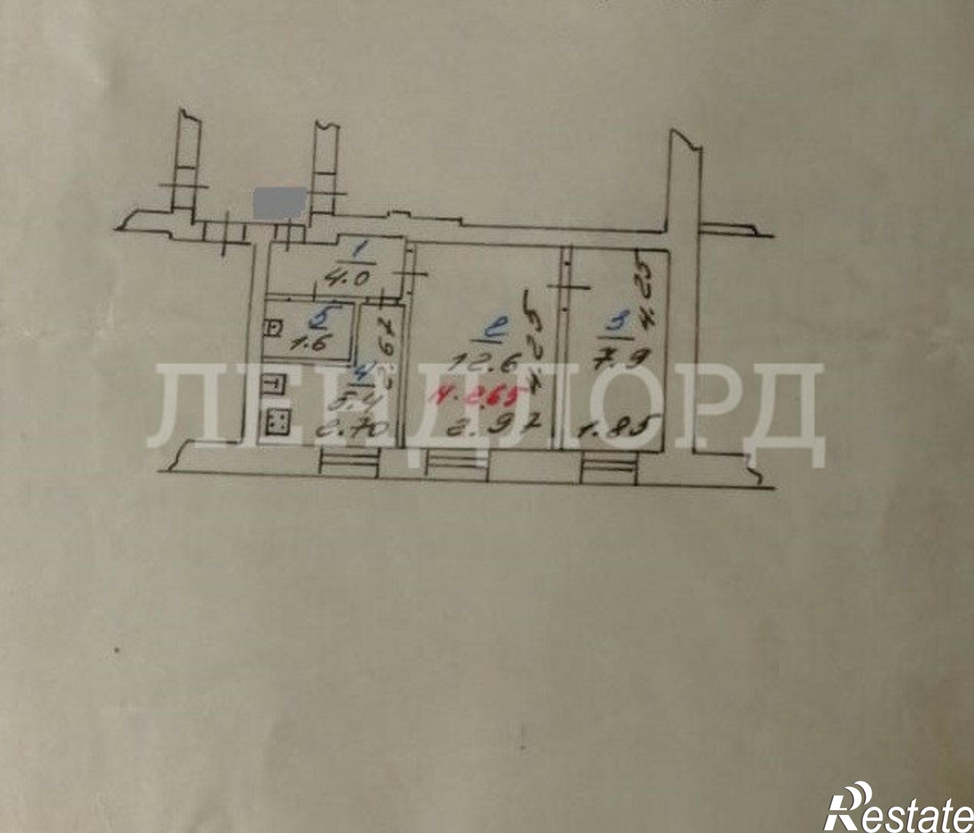 Купить квартиру за 3 100 000 рублей на улица Черевичкина, 5-7/18