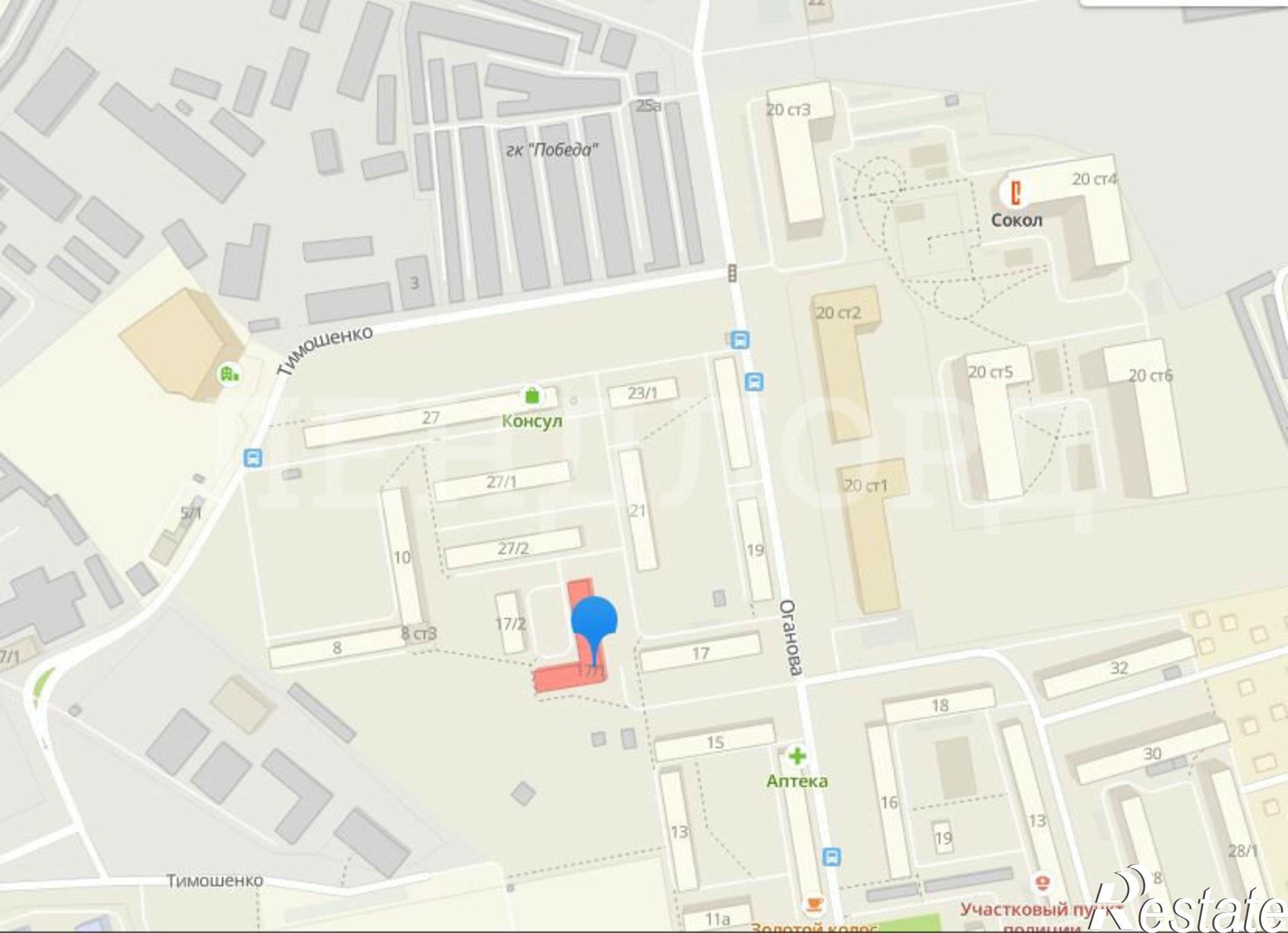 Купить квартиру за 3 900 000 рублей на улица Оганова, 17/1