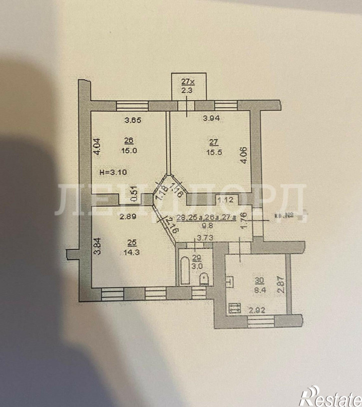 3-комн квартира улица Фрунзе, 5/2