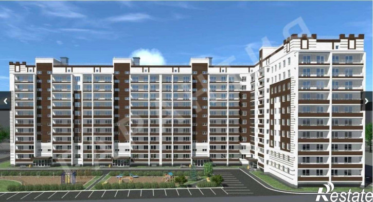 1-комн квартира в новом доме Новгородская улица, 36